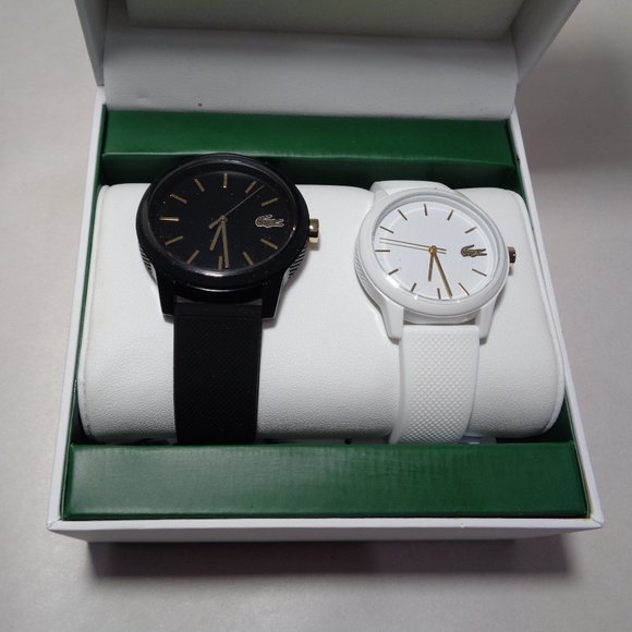 Lacoste 12.12 2070003 Black White New Watch Set main image 9